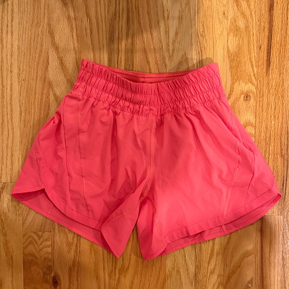 Lululemon Athletica Coral Athletic Shorts